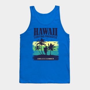 Hawaii, The Surfer's Paradise Tank Top